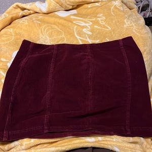 Wild Fable red mini skirt